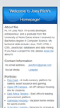 Mobile Screenshot of joeyrich.com